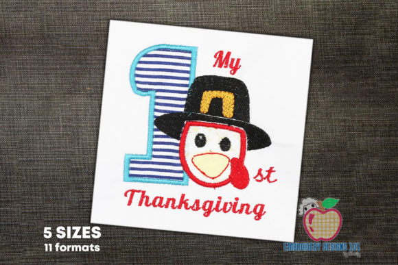 1st Thanksgiving Applique Review for Holiday Products