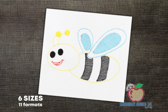Cartoon Bumblebee Quick Stitch: A Designer's Review for Boutique Apparel