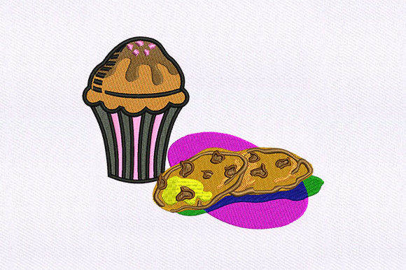 Cupcake and Cookies: A Sweet Embroidery Design Review
