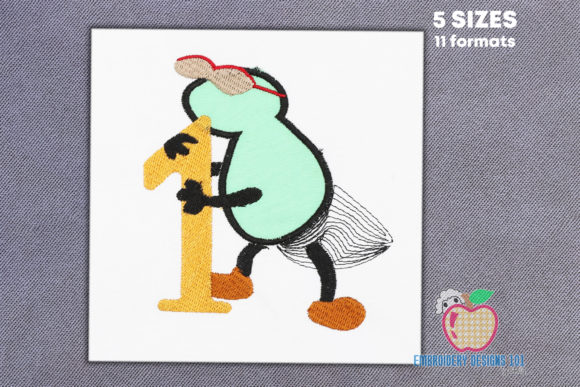 Review: The Ant with Goggles Holding One Embroidery Design