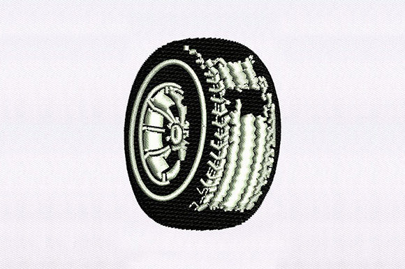 Rubber Tire Cap Design: A Pro Embroidery Review